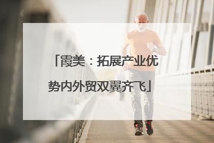 霞美：拓展产业优势内外贸双翼齐飞