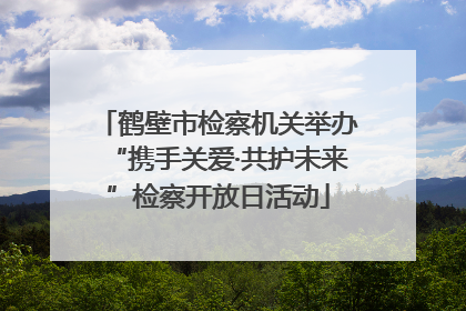 鹤壁市检察机关举办“携手关爱·共护未来”检察开放日活动