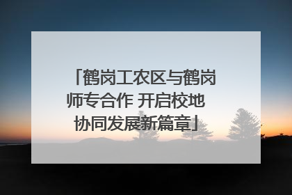 鹤岗工农区与鹤岗师专合作 开启校地协同发展新篇章