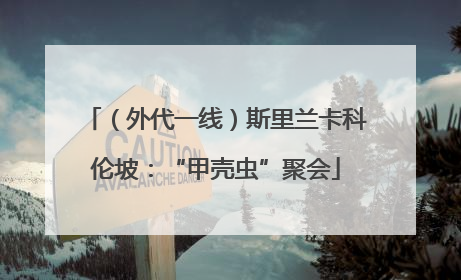 （外代一线）斯里兰卡科伦坡：“甲壳虫”聚会