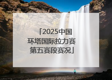 2025中国环塔国际拉力赛第五赛段赛况