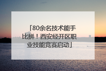 80余名技术能手比拼！西安经开区职业技能竞赛启动