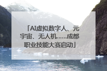 AI虚拟数字人、元宇宙、无人机……成都职业技能大赛启动